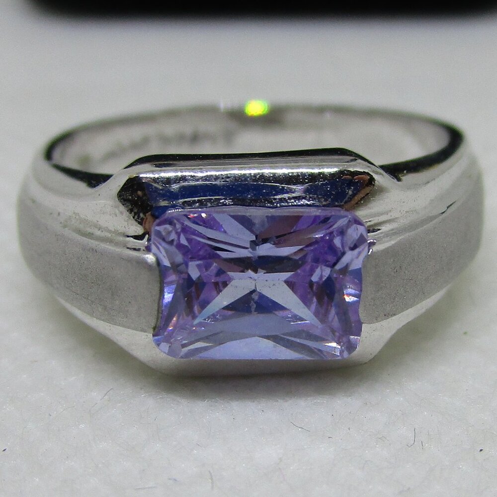 Small Solitaire Stone Set Ring - image 5